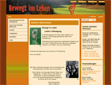 Tablet Screenshot of bewegt-im-leben.de